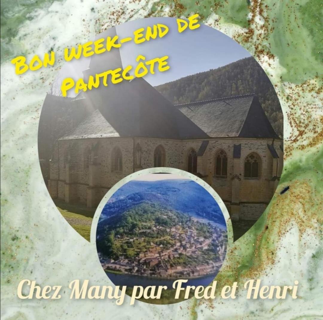 Chez Many, Par Fred Et Henri Bed and Breakfast Monthermé Eksteriør billede